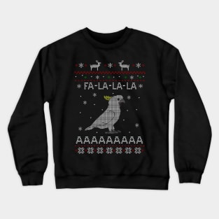 FA LA LA Ugly Christmas Sulphur Cockatoo Crewneck Sweatshirt